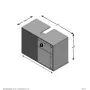 FMD Armario para lavabo blanco 70x32,9x49,5 cm by , bathroom vanities - Ref: Foro24-447423, Price: 129,77 €, Discount: %