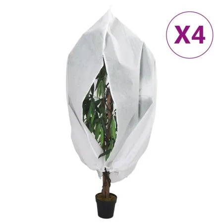 Cubiertas para plantas con cremallera 4 uds 70 g/m² 2,36x2 m de , Accesorios de jardinería - Ref: Foro24-3203551, Precio: 90,...