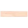 Estante de pared madera maciza roble sin tratar 140x30x(2-4) cm by , Shelves and shelves - Ref: Foro24-363580, Price: 44,60 €...