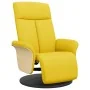 Sillón reclinable con reposapiés tela amarillo claro | Foro24.es | Tu tienda online para hogar, jardín y más Foro24.es