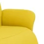 Sillón reclinable con reposapiés tela amarillo claro | Foro24.es | Tu tienda online para hogar, jardín y más Foro24.es