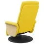 Sillón reclinable de masaje con reposapiés tela amarillo claro | Foro24.es | Tu tienda online para hogar, jardín y más Foro24.es