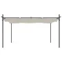 Pérgola con cubierta retráctil color crema 395x292x230 cm von , Zelte und Pavillons - Ref: Foro24-360117, Preis: 305,16 €, Ra...