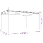 Pérgola con cubierta retráctil color crema 395x292x230 cm von , Zelte und Pavillons - Ref: Foro24-360117, Preis: 305,16 €, Ra...