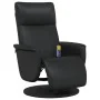 Sillón reclinable masaje con reposapiés cuero sintético negro von , Sessel - Ref: Foro24-356557, Preis: 250,75 €, Rabatt: -5%%