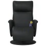 Sillón reclinable masaje con reposapiés cuero sintético negro von , Sessel - Ref: Foro24-356557, Preis: 250,75 €, Rabatt: -5%%