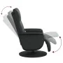Sillón reclinable masaje con reposapiés cuero sintético negro von , Sessel - Ref: Foro24-356557, Preis: 250,75 €, Rabatt: -5%%