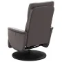 Sillón reclinable de masaje con reposapiés cuero sintético gris | Foro24.es | Tu tienda online para hogar, jardín y más Foro24.es