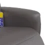 Sillón reclinable de masaje con reposapiés cuero sintético gris | Foro24.es | Tu tienda online para hogar, jardín y más Foro24.es
