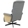 Sillón reclinable de masaje con reposapiés tela gris claro | Foro24.es | Tu tienda online para hogar, jardín y más Foro24.es