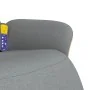 Sillón reclinable de masaje con reposapiés tela gris claro | Foro24.es | Tu tienda online para hogar, jardín y más Foro24.es