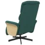 Sillón reclinable con reposapiés tela verde oscuro | Foro24.es | Tu tienda online para hogar, jardín y más Foro24.es