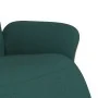 Sillón reclinable con reposapiés tela verde oscuro | Foro24.es | Tu tienda online para hogar, jardín y más Foro24.es