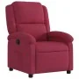 Sillón reclinable de terciopelo rojo tinto by , Armchairs - Ref: Foro24-371802, Price: 218,83 €, Discount: %