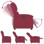 Sillón reclinable de terciopelo rojo tinto by , Armchairs - Ref: Foro24-371802, Price: 218,83 €, Discount: %