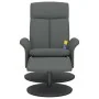 Sillón reclinable de masaje con reposapiés tela gris oscuro | Foro24.es | Tu tienda online para hogar, jardín y más Foro24.es
