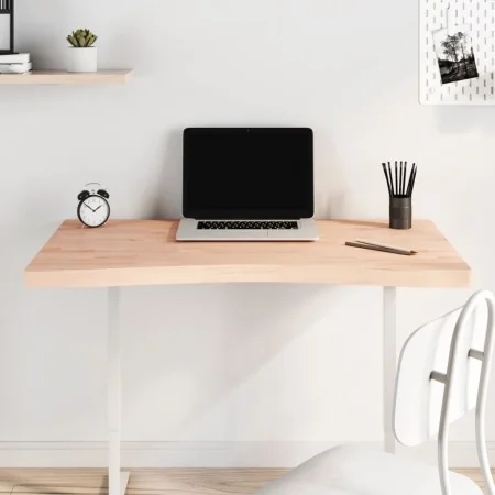 Tablero de escritorio madera maciza de haya 100x(55-60)x4 cm by , Desk accessories and products - Ref: Foro24-356046, Price: ...