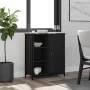 Aparador de madera de ingeniería negro 70x30x80 cm | Foro24.es | Tu tienda online para hogar, jardín y más Foro24.es