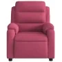 Sillón de masaje reclinable de terciopelo vino tinto | Foro24.es | Tu tienda online para hogar, jardín y más Foro24.es