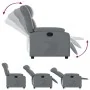 Sillón reclinable de cuero sintético gris von , Sessel - Ref: Foro24-373563, Preis: 206,14 €, Rabatt: %