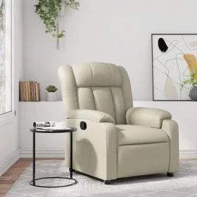 Sillón reclinable de cuero sintético crema von , Sessel - Ref: Foro24-373561, Preis: 247,98 €, Rabatt: -5%%
