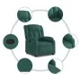 Sillón reclinable de tela verde oscuro | Foro24.es | Tu tienda online para hogar, jardín y más Foro24.es