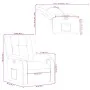 Sillón reclinable de tela verde oscuro | Foro24.es | Tu tienda online para hogar, jardín y más Foro24.es
