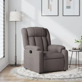 Sillón reclinable de tela gris taupe von , Sessel - Ref: Foro24-373582, Preis: 232,97 €, Rabatt: -5%%
