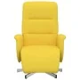 Sillón reclinable con reposapiés tela amarillo claro | Foro24.es | Tu tienda online para hogar, jardín y más Foro24.es