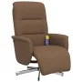 Sillón reclinable de masaje con reposapiés tela marrón | Foro24.es | Tu tienda online para hogar, jardín y más Foro24.es