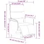 Sillón reclinable de masaje con reposapiés tela marrón | Foro24.es | Tu tienda online para hogar, jardín y más Foro24.es
