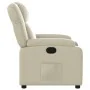 Sillón reclinable de cuero sintético crema | Foro24.es | Tu tienda online para hogar, jardín y más Foro24.es
