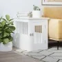 Jaula para perros madera de ingeniería blanco 45x62x59 cm de , Casetas para perros - Ref: Foro24-838309, Precio: 76,25 €, Des...