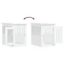 Jaula para perros madera de ingeniería blanco 45x62x59 cm de , Casetas para perros - Ref: Foro24-838309, Precio: 76,25 €, Des...