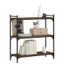 Librería 3 estantes madera ingeniería roble marrón 80x30x86 cm de , Librerías y estanterías - Ref: Foro24-837671, Precio: 47,...