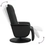Sillón reclinable masaje con reposapiés cuero sintético negro by , Armchairs - Ref: Foro24-356517, Price: 256,34 €, Discount: %
