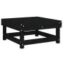 Taburete de jardín madera maciza de pino negro de , Sofás modulares de exterior - Ref: Foro24-825384, Precio: 60,85 €, Descue...
