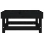 Taburete de jardín madera maciza de pino negro de , Sofás modulares de exterior - Ref: Foro24-825384, Precio: 60,85 €, Descue...