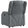 Sillón reclinable elevable cuero artificial gris | Foro24.es | Tu tienda online para hogar, jardín y más Foro24.es