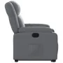 Sillón reclinable elevable cuero artificial gris | Foro24.es | Tu tienda online para hogar, jardín y más Foro24.es