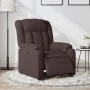Sillón reclinable eléctrico tela marrón oscuro | Foro24.es | Tu tienda online para hogar, jardín y más Foro24.es