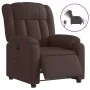 Sillón reclinable eléctrico tela marrón oscuro | Foro24.es | Tu tienda online para hogar, jardín y más Foro24.es