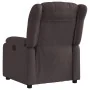 Sillón reclinable eléctrico tela marrón oscuro | Foro24.es | Tu tienda online para hogar, jardín y más Foro24.es