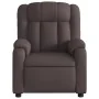 Sillón reclinable eléctrico tela marrón oscuro | Foro24.es | Tu tienda online para hogar, jardín y más Foro24.es