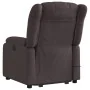 Silla de masaje reclinable de pie de tela marrón oscuro by , Armchairs - Ref: Foro24-3205333, Price: 320,65 €, Discount: %
