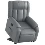 Sillón reclinable elevable eléctrico de cuero sintético gris von , Sessel - Ref: Foro24-3205281, Preis: 341,84 €, Rabatt: %