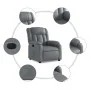 Sillón reclinable elevable eléctrico de cuero sintético gris von , Sessel - Ref: Foro24-3205281, Preis: 341,84 €, Rabatt: %