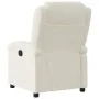 Sillón reclinable eléctrico de terciopelo blanco crema by , Armchairs - Ref: Foro24-3204287, Price: 270,27 €, Discount: -5%%