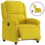 Sillón reclinable eléctrico de terciopelo amarillo de , Sillones - Ref: Foro24-3204285, Precio: 249,77 €, Descuento: %
