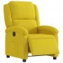 Sillón reclinable eléctrico de terciopelo amarillo de , Sillones - Ref: Foro24-3204285, Precio: 249,77 €, Descuento: %